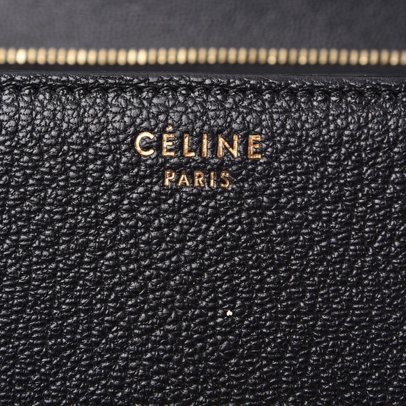 CELINE Goatskin Medium Classic Box Flap Bag in Black - Picture 9 of 11